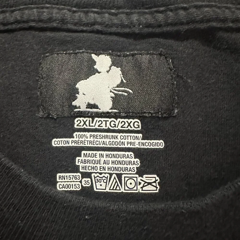 Monday Night Nitro Wrestling Men's Black T Shirt Size 2XL Off the Rope - Picture 3 of 4